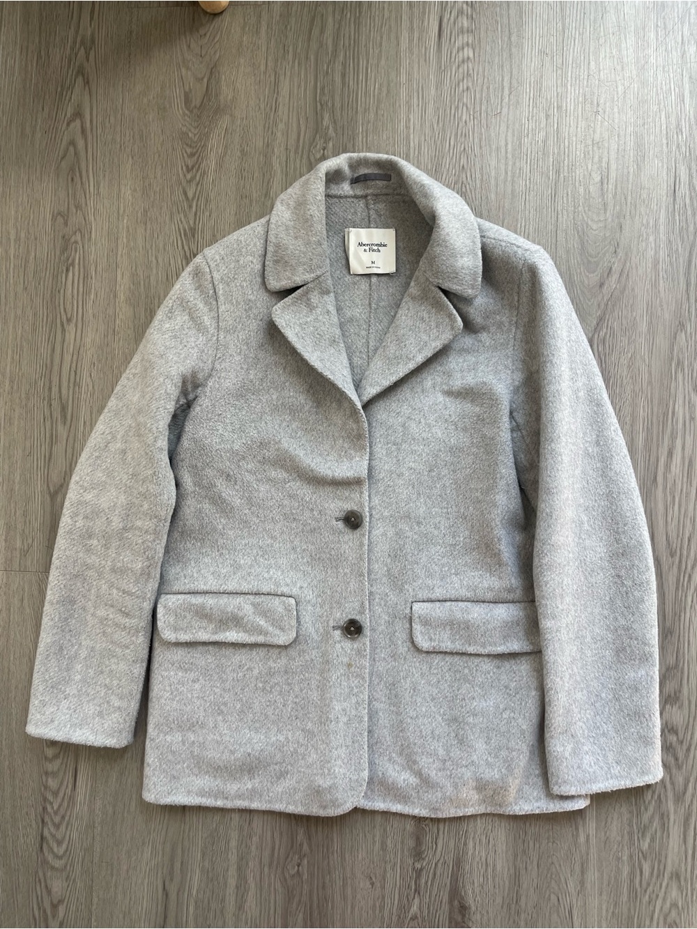 Abercrombie and fitch wool blend coat